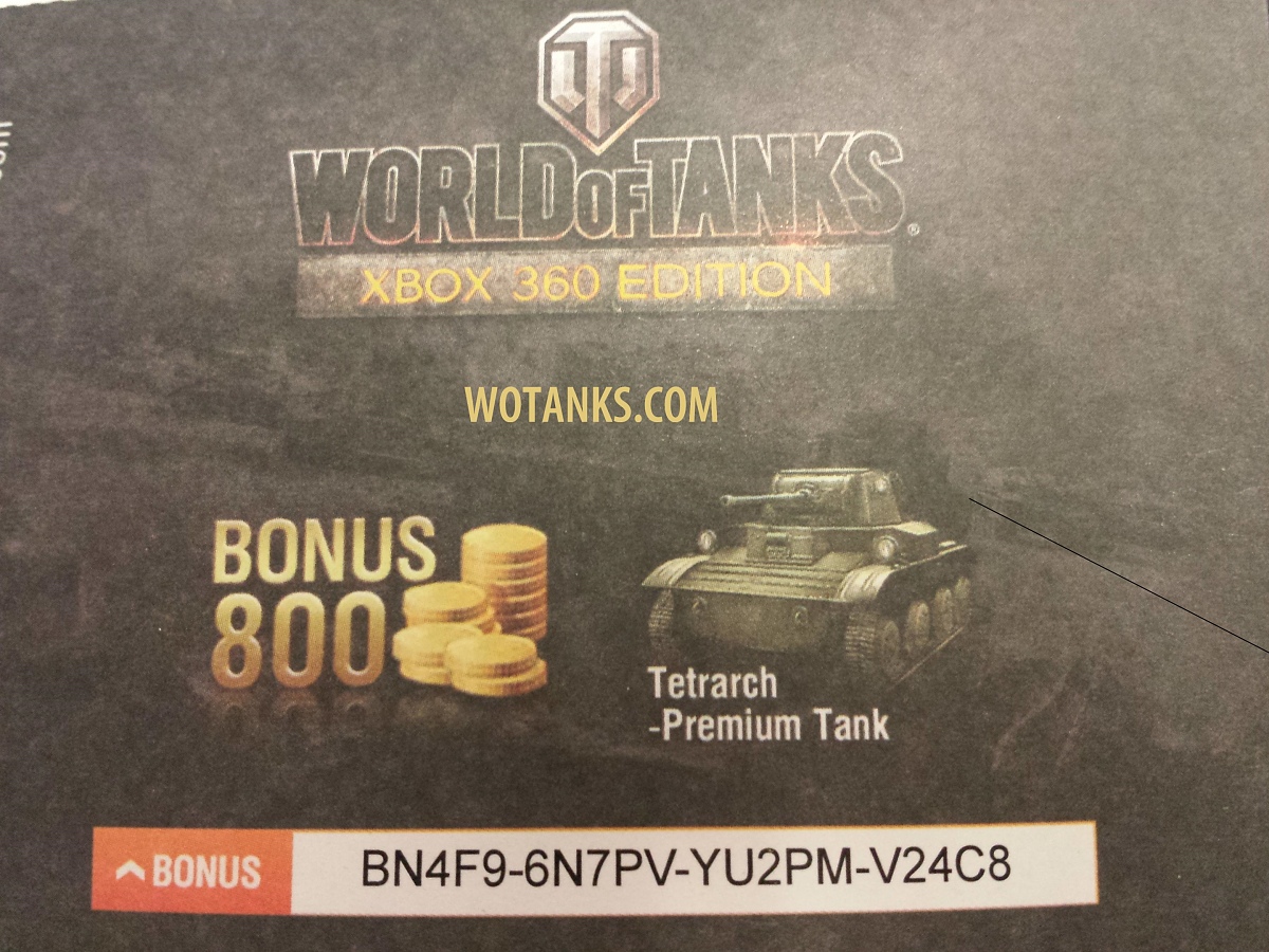 Нажмите на изображение для увеличения. 

Название:	бонус код для world of tanks xbox 360 edition.jpg 
Просмотров:	1986 
Размер:	1.65 Мб 
ID:	759